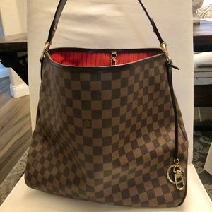 💯Authentic LV delightful MM in damier ebene print